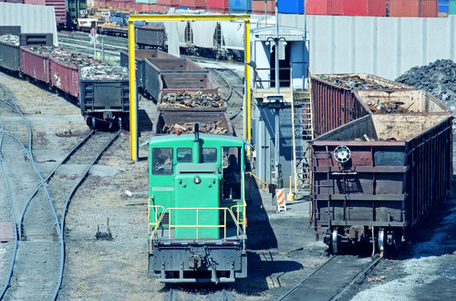Scrap Steel Portal Scrap Steel Radiation Monitor at Rail yard